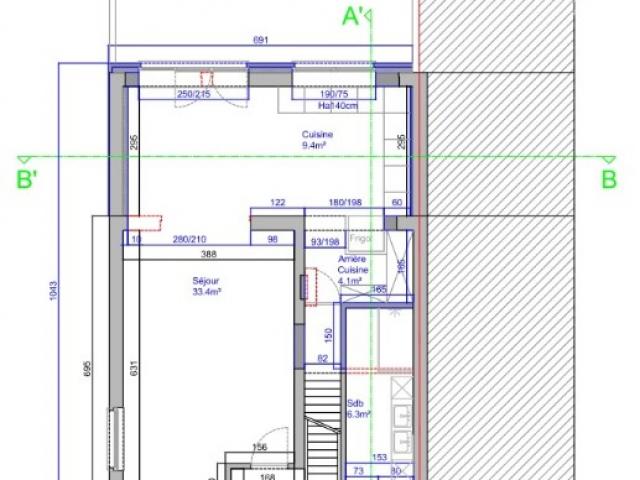 Abbonizio : Rénovation d'une habitation, modernisation volume secondaire. - Apres