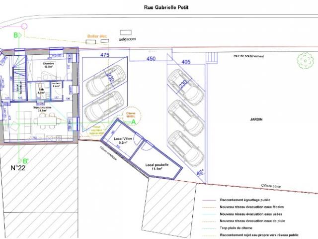 Fred Bati : Projet en cours : Transformation d'une habitation en 3 appartements. - Apres