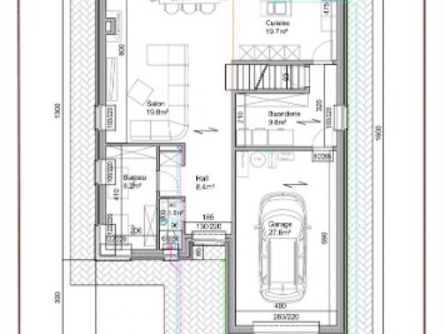 De Paepe : Projet en cours de construction : habitation unifamiliale 4 façades.